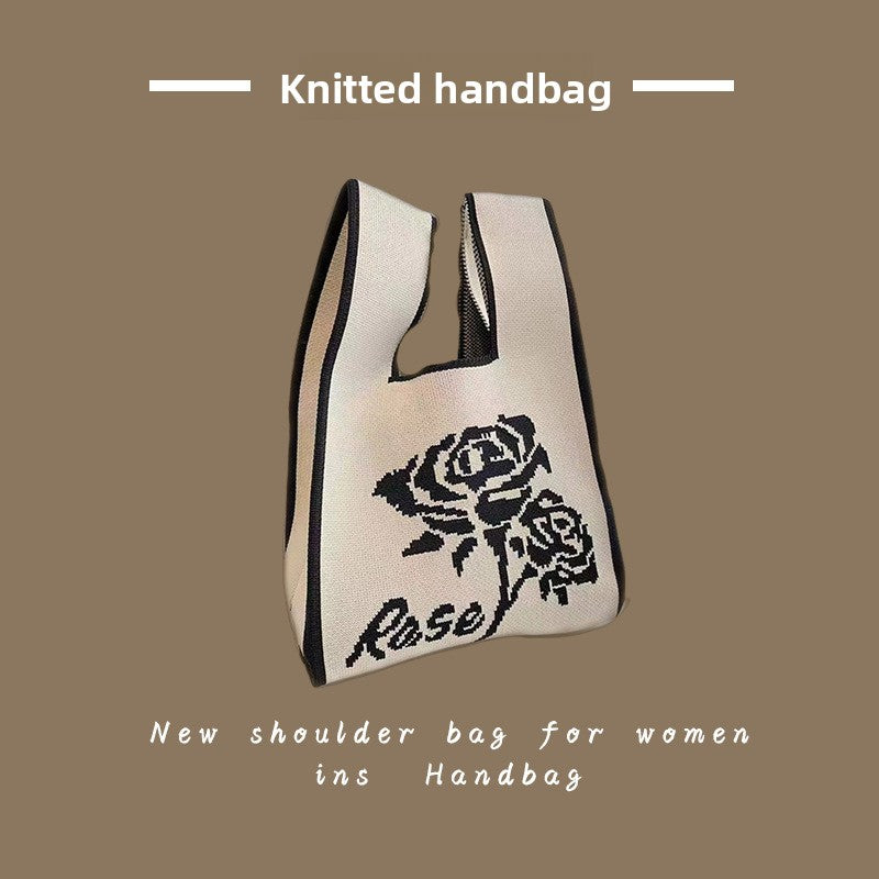 knit handbag