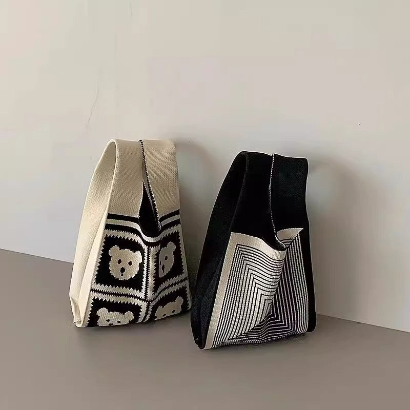 knit handbag