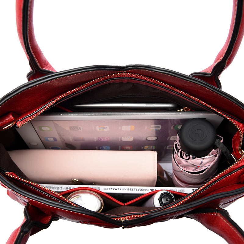 Chinese Style Embossed Women's Handbag