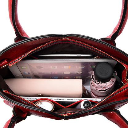 Chinese Style Embossed Women's Handbag